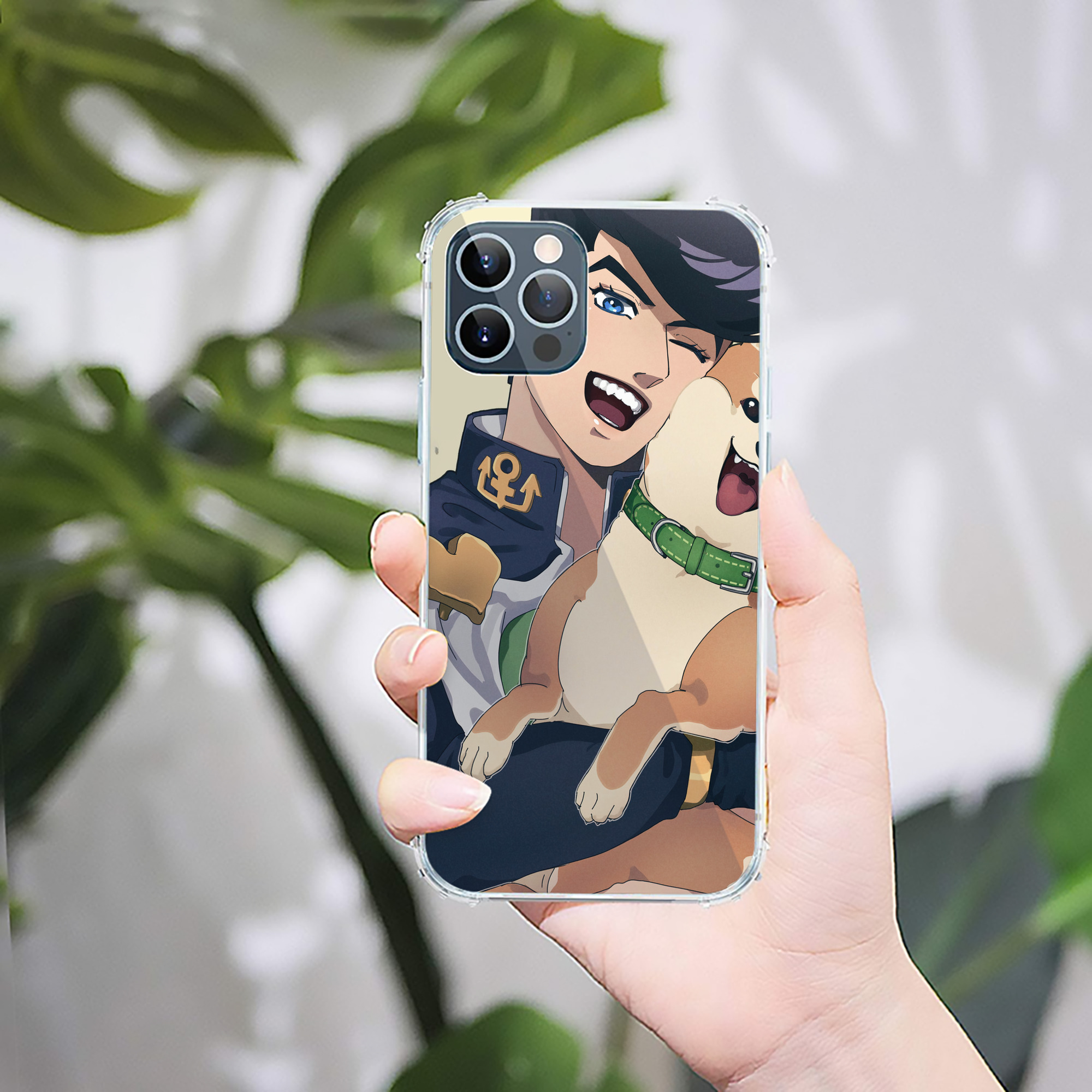 （画像用） ジョジョの奇妙な冒険 JoJo's Bizarre Adventure 【iPhone 12シリーズ対応】透明スマホケース（クリアソフトケース）